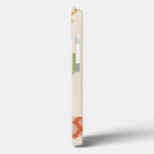 Dekorative Schmetterlingsmuster auf Cremehintergru Case-Mate iPhone Hülle (Rückseite / Links)