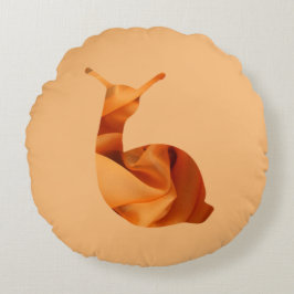 Dekorative Schnecke Rundes Kissen