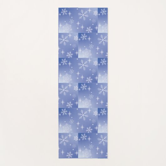 Dekorative Schneeflocken Yoga Mat Yogamatte (Vorderseite)