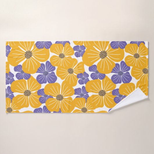 Dekorative schöne abstrakte moderne Stil floral Badehandtuch (Badehandtuch)