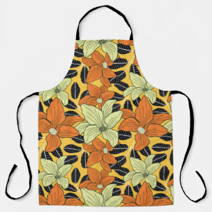 Dekorative schöne abstrakte moderne Stil floral Schürze