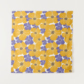 Dekorative schöne abstrakte moderne Stil floral Wandteppich (Vorderseite (Horizontal))