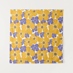 Dekorative schöne abstrakte moderne Stil floral Wandteppich
