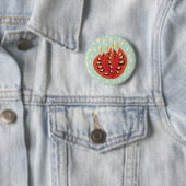 Dekorative schöne abstrakte Tulpe Button (Beispiel)
