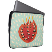 Dekorative schöne abstrakte Tulpe Laptopschutzhülle (Vorne Rechts)