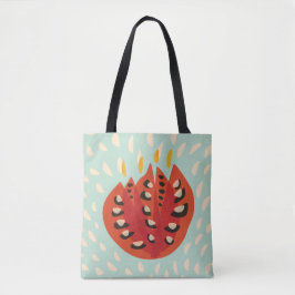Dekorative schöne abstrakte Tulpe Tasche