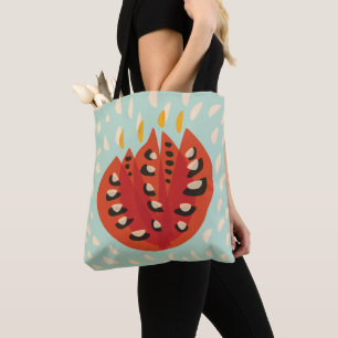 Dekorative schöne abstrakte Tulpe Tasche