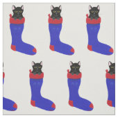 Dekorative schwarze Katze im Stoff (Muster)