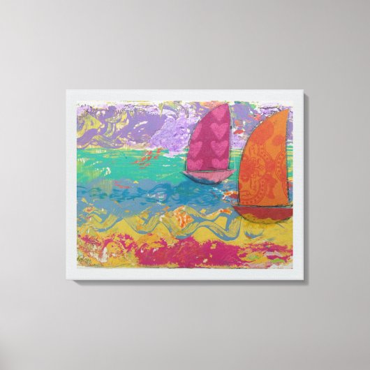 Dekorative Segel Leinwanddruck (Vorderseite)