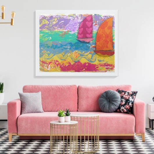 Dekorative Segel Leinwanddruck (Insitu (Wohnzimmer))