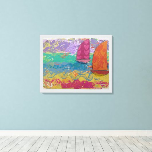 Dekorative Segel Leinwanddruck (Insitu (Holzboden))