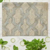 Dekorative Silber Tapestyle-Blumenarrangements Handtuch (Gefaltet)