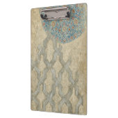 Dekorative Silber Tapestyle-Blumenarrangements Klemmbrett (Links)