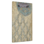 Dekorative Silber Tapestyle-Blumenarrangements Klemmbrett (Rechts)