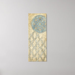 Dekorative Silber Tapestyle-Blumenarrangements Leinwanddruck