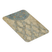 Dekorative Silber Tapestyle-Blumenarrangements Magnet (Rechte Seite)