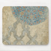 Dekorative Silber Tapestyle-Blumenarrangements Mousepad (Vorne)