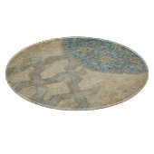 Dekorative Silber Tapestyle-Blumenarrangements Schneidebrett (Ecke)