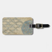 Dekorative Silber-Tapisserie Gepäckanhänger (Vorderseite horizontal)