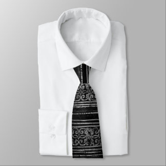Dekorative Silver-Black-Krawatte Krawatte