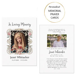 Dekorative Silver Frame Rose Beerdigungskarte Platzkarte