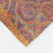 Dekorative Skelettgestaltung Fleece Blanket (Ecke)