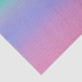 Dekorative Skriptwörter auf Regenbogen Seidenpapier (Detail)