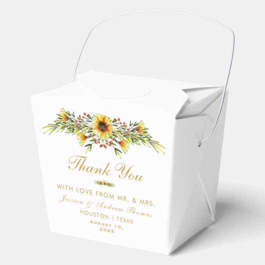 Dekorative Sommerhochzeit-Blume Geschenkschachtel (Vorderseite)