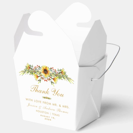 Dekorative Sommerhochzeit-Blume Geschenkschachtel (Offen)