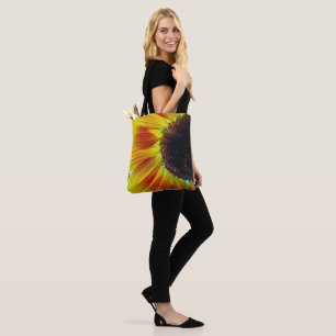 Dekorative Sonnenblume Tasche