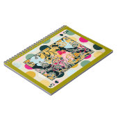 DEKORATIVE SPIELKARTEN RUNDPATTER FÜNF RÜCKEN NOTIZBLOCK (Linke Seite)