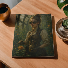 Dekorative Steampunk-Victorian-Gärtner-Kunst Seidenpapier