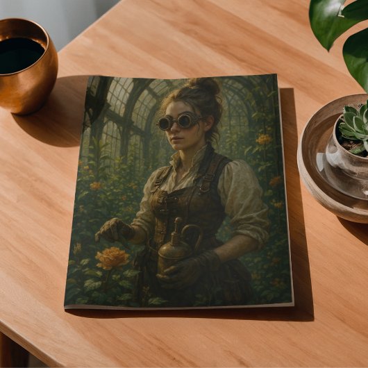 Dekorative Steampunk-Victorian-Gärtner-Kunst Seidenpapier