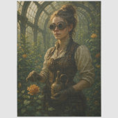 Dekorative Steampunk-Victorian-Gärtner-Kunst Seidenpapier