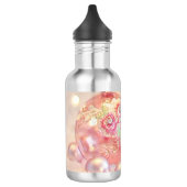Dekorative Stickerei Edelstahlflasche (Links)