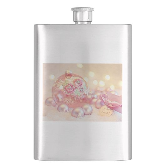 Dekorative Stickerei Flachmann (Vorderseite)