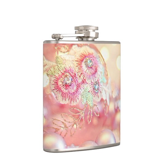 Dekorative Stickerei Flachmann (Rechts)