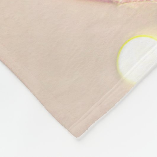 Dekorative Stickerei Fleecedecke (Ecke)