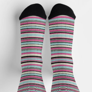 Dekorative Streifen Socken