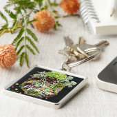 Dekorative Sukkuline Schlüsselanhänger (Seite)