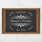 Dekorative Tafel (anpassbar) Lebensmitteletikett (Einzelnes Label)