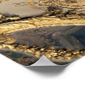 Dekorative Tafel aus dem Ovalsalon Poster (Ecke)