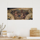 Dekorative Tafel aus dem Ovalsalon Poster (Küche)