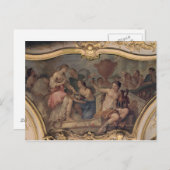 Dekorative Tafel aus dem Ovalsalon Postkarte (Vorne/Hinten)