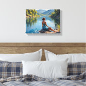 Dekorative Tafel Leinwanddruck (Insitu (Schlafzimmer))