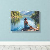 Dekorative Tafel Leinwanddruck (Insitu (Holzboden))