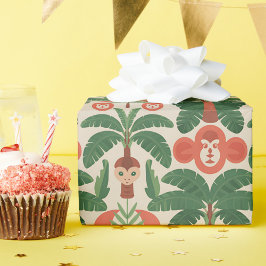 Dekorative Tapete mit einem vintage Blumenmuster Geschenkpapier