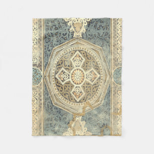 Dekorative Tapisserie mit verziertem geometrischem Fleecedecke