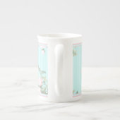 Dekorative Tasse China Shabby Chic Rose (Rückseite)