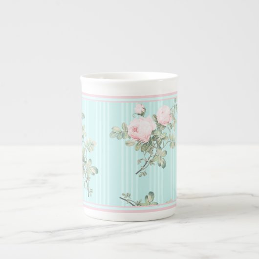 Dekorative Tasse China Shabby Chic Rose (Vorderseite)